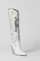 Azalea Wang Upbeat Rhinestone Cowboy Boot