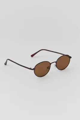 Walker Metal Oval Sunglasses