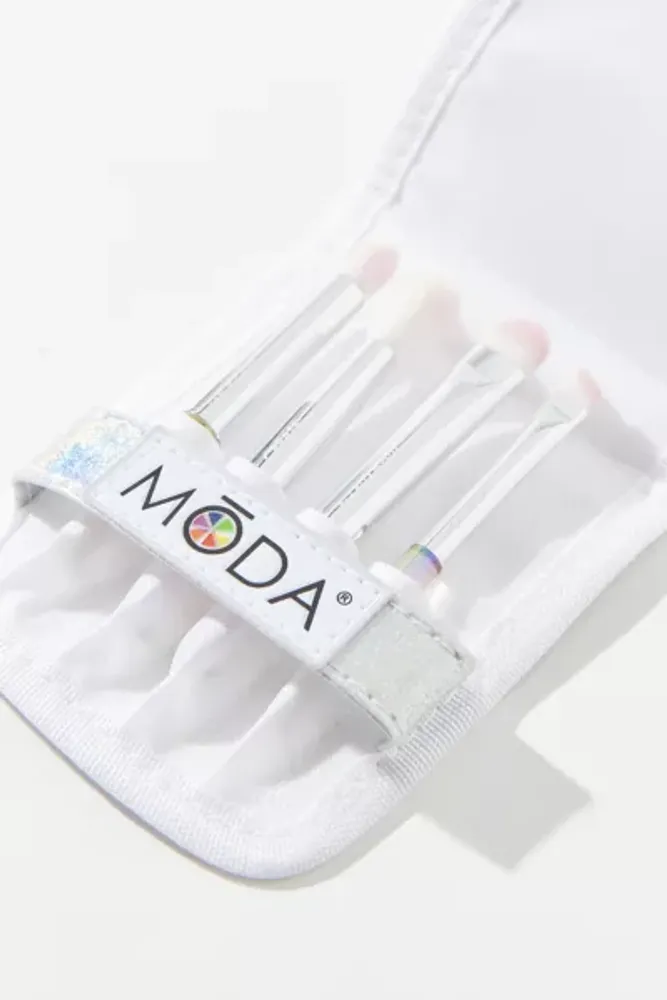 MODA 5-Piece Mini Travel Eyeshadow Brush Kit