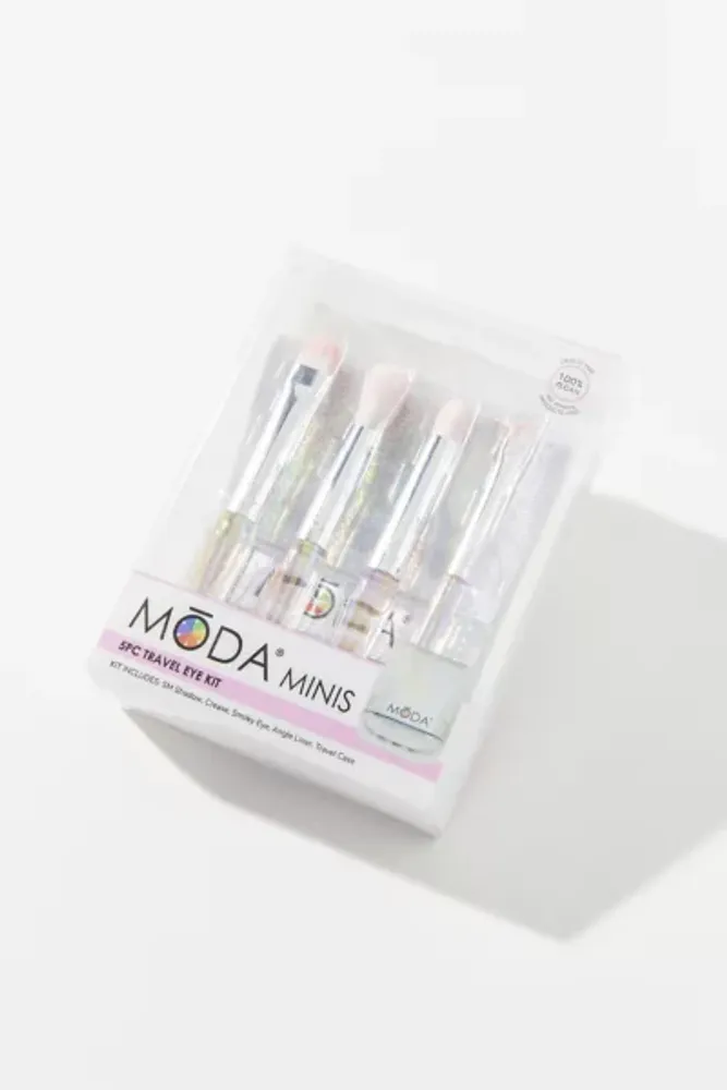 MODA 5-Piece Mini Travel Eyeshadow Brush Kit