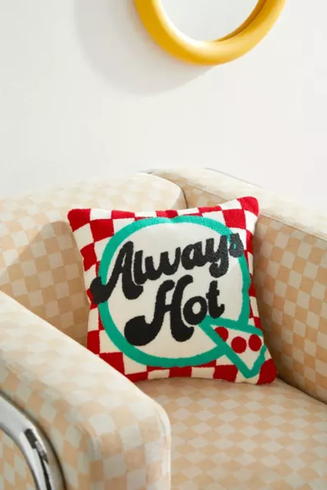 Hot & Ready Pizza Throw Pillow