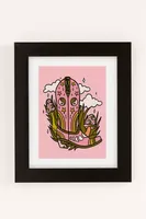 Doodle By Meg Libra Cowboy Boots Art Print