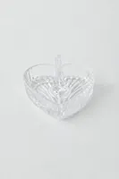 Glass Heart Ring Dish