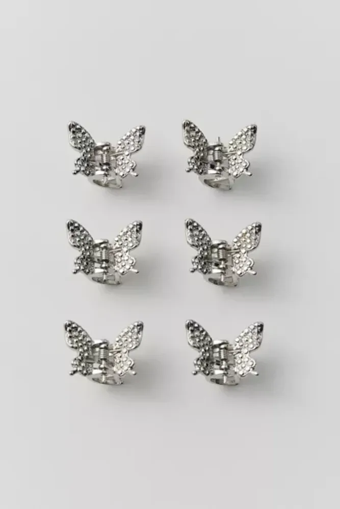 Butterfly Metal Claw Clip Set