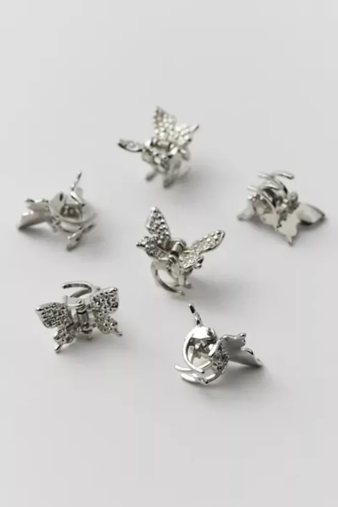 Butterfly Metal Claw Clip Set
