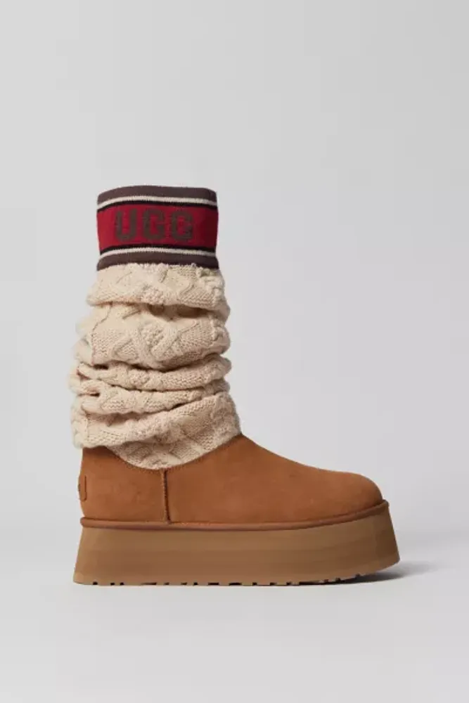 UGG Sweater Letter Tall Boot
