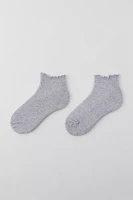 Micro Ruffle Ankle Sock