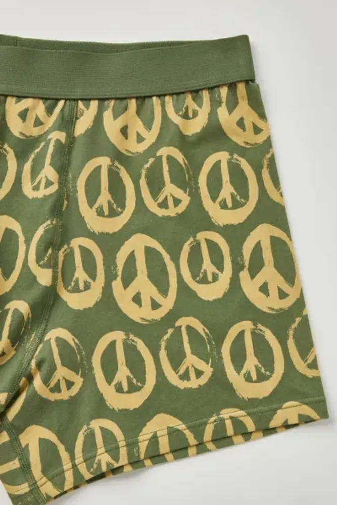 Urban Outfitters Allover Peace Sign Boxer Brief