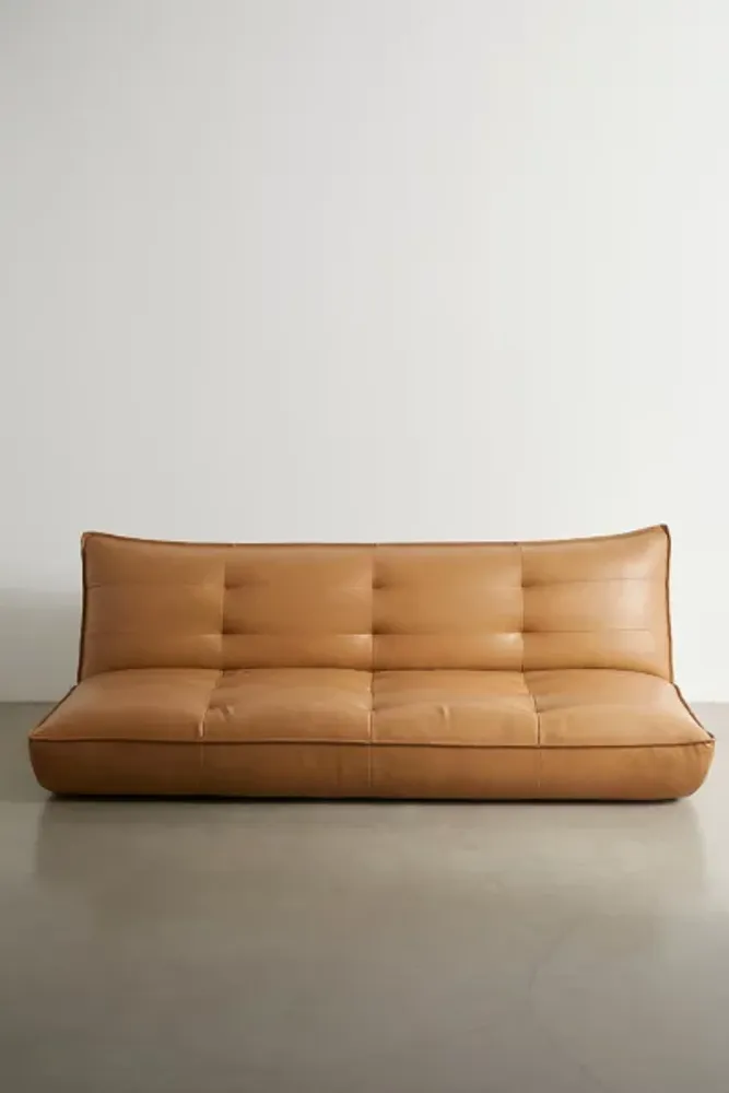 Greta Recycled Leather XL Sleeper Sofa