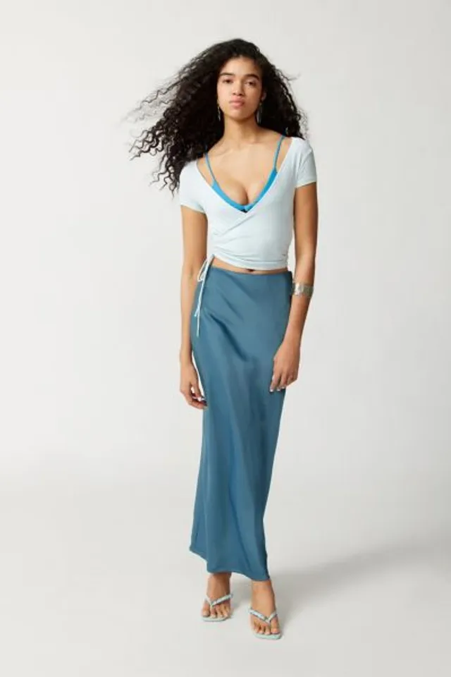 Urban Outfitters BDG Rory Cinched Wrap Top