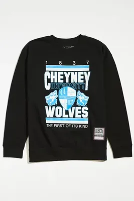 Cheyney University X Mitchell & Ness UO Exclusive Oversized Crew Neck Sweatshirt