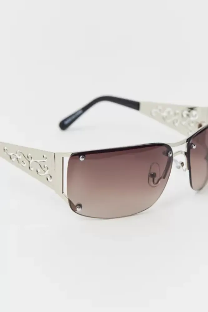 Holly Metal Shield Sunglasses