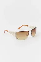 Holly Metal Shield Sunglasses