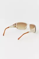 Holly Metal Shield Sunglasses