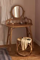 Caroline Rattan Vanity