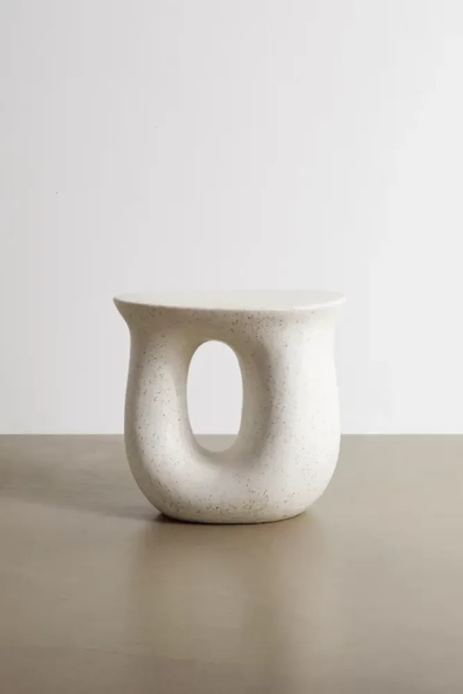 Vera Ceramic Side Table/Nightstand