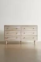 Amelia  Wooden 6-Drawer Dresser