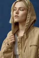BDG Mini Sk8 Canvas Hooded Cropped Jacket