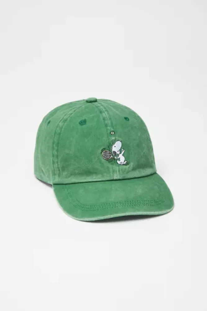 Snoopy Tennis Washed Dad Hat