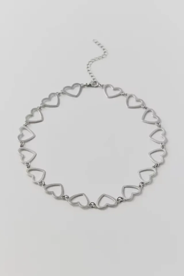 Brandy Melville Santa Barbara Heart Necklace