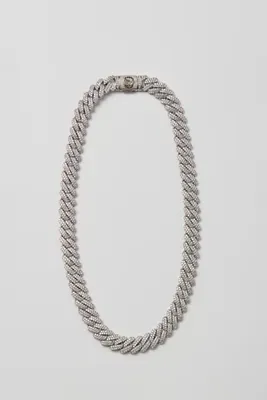 King Ice 12MM Iced Diamond Miami Cuban Chain Link Necklace