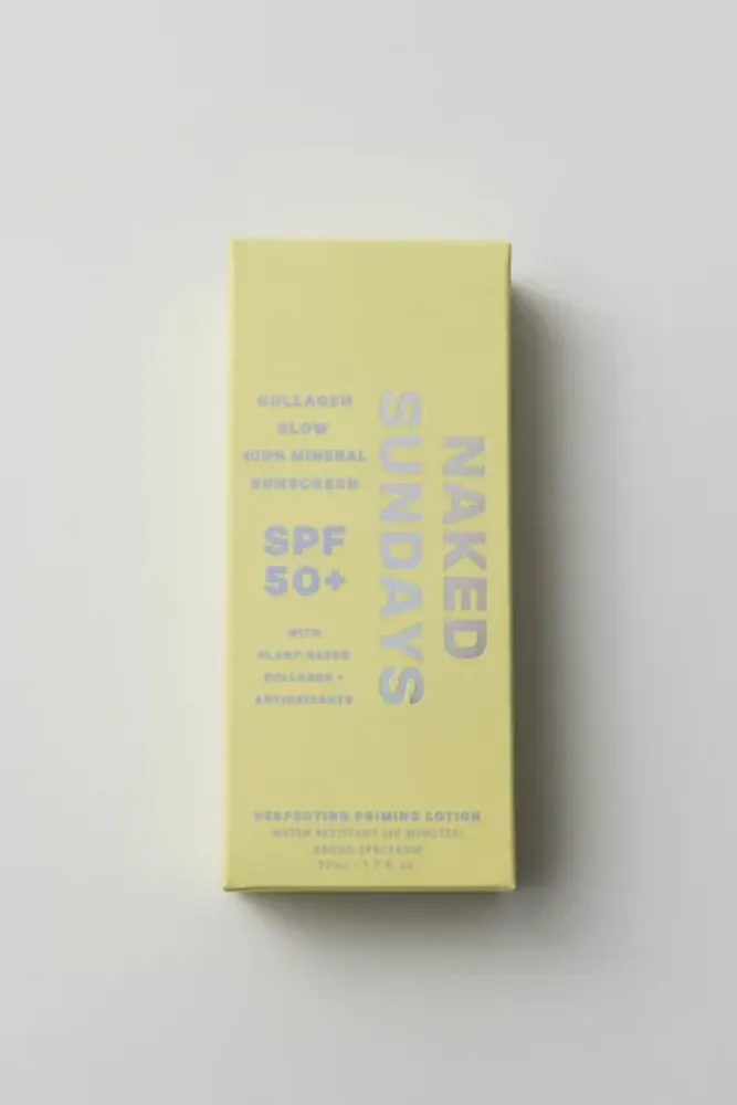Naked Sundays SPF 50+ Collagen Glow Mineral Perfecting Priming Lotion