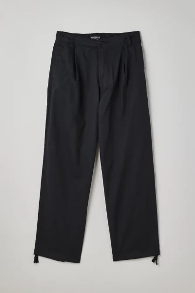 Aéropostale High-rise Pleated Twill Trousers in Gray