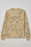 OBEY UO Exclusive Hearts Thermal Long Sleeve Tee