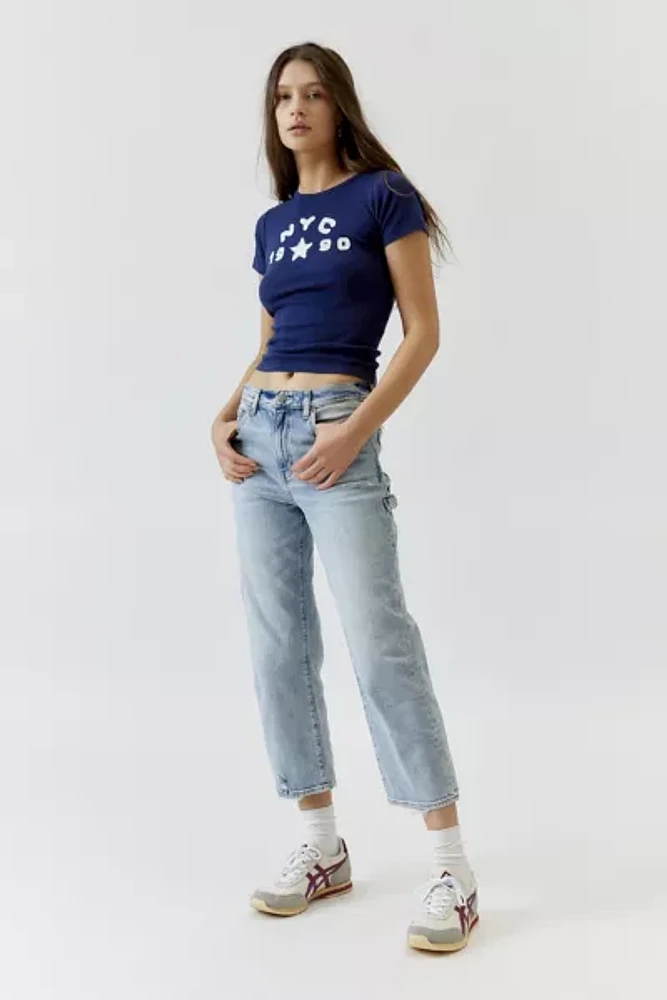 Daze Denim Sundaze Cropped Utility Jean