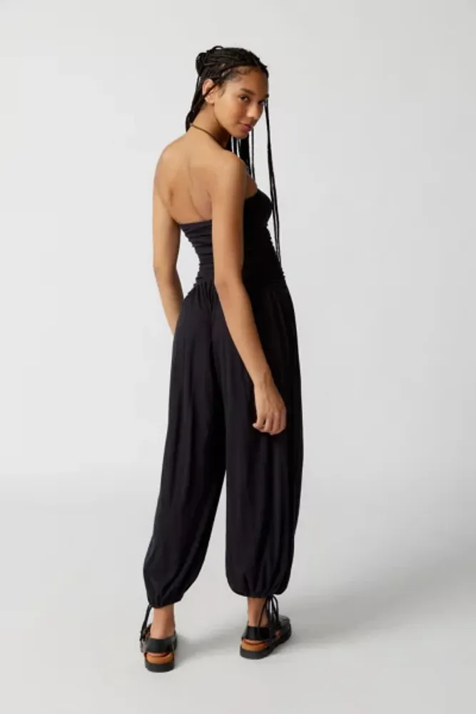 Out From Under Iris Ruched Strapless Jumpsuit