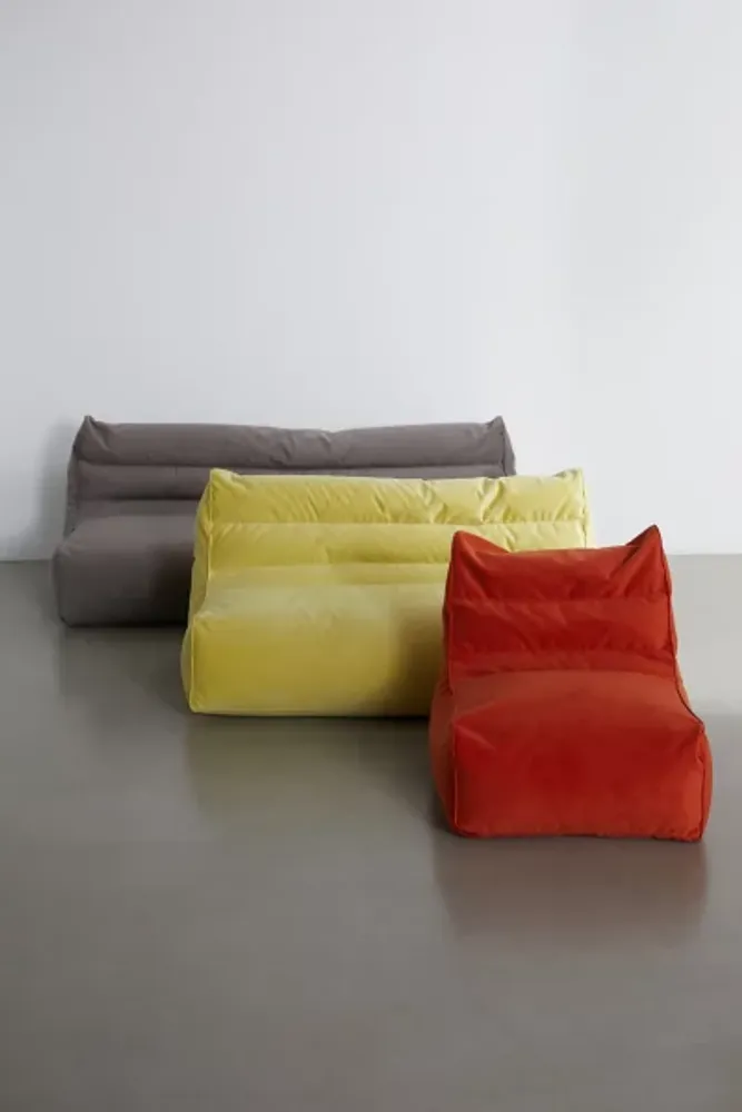 Dylan Velvet Bean Bag Sofa