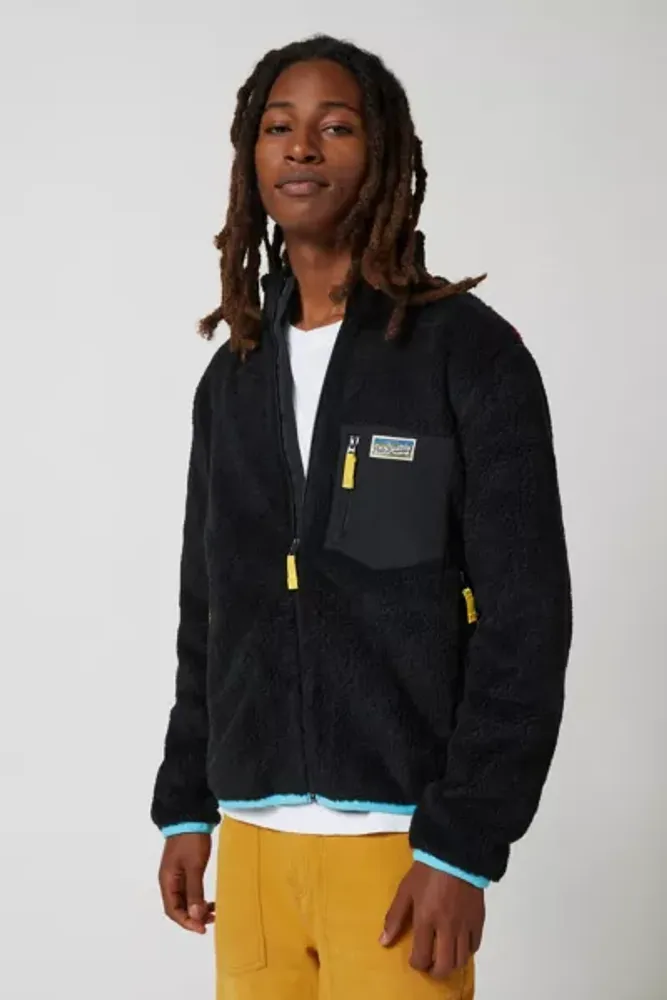 Black Polo Ralph Lauren Bonded Pile Fleece Jacket