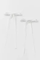 Ribbon Hair Bow Barrette Set