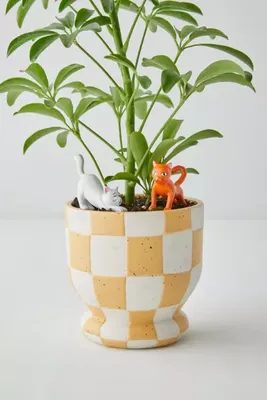 Mini Yoga Cat Plant Marker Set