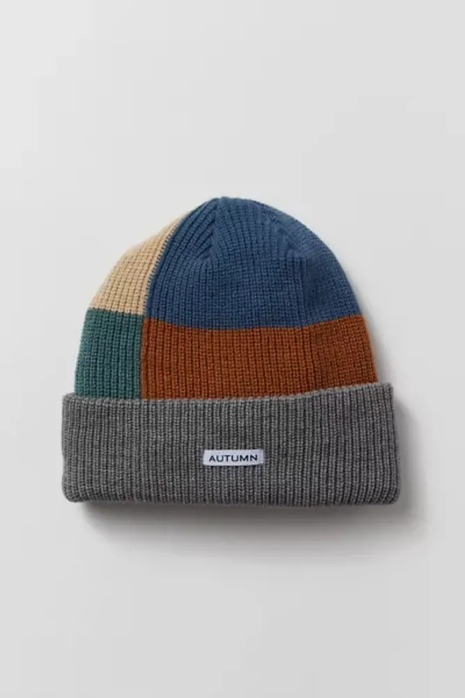 Autumn Patchwork Beanie