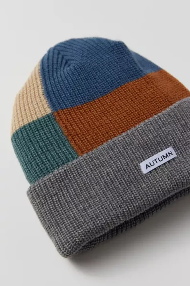 Autumn Patchwork Beanie