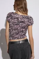 Wasted Paris UO Exclusive Drew Textured Top