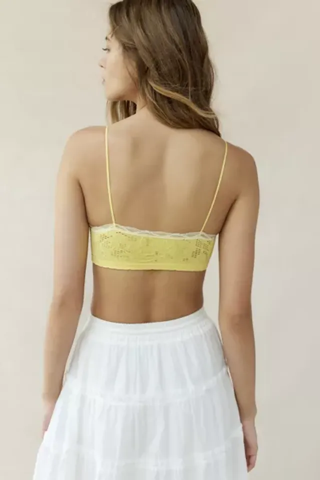 By Anthropologie Seamless Lurex Triangle Bralette