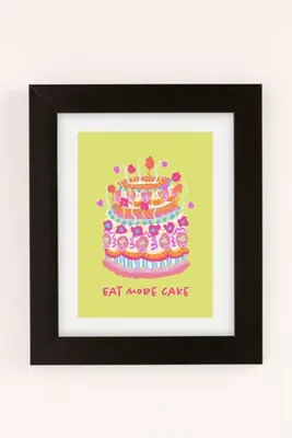 Megan Steiger Eat More Cake Art Print