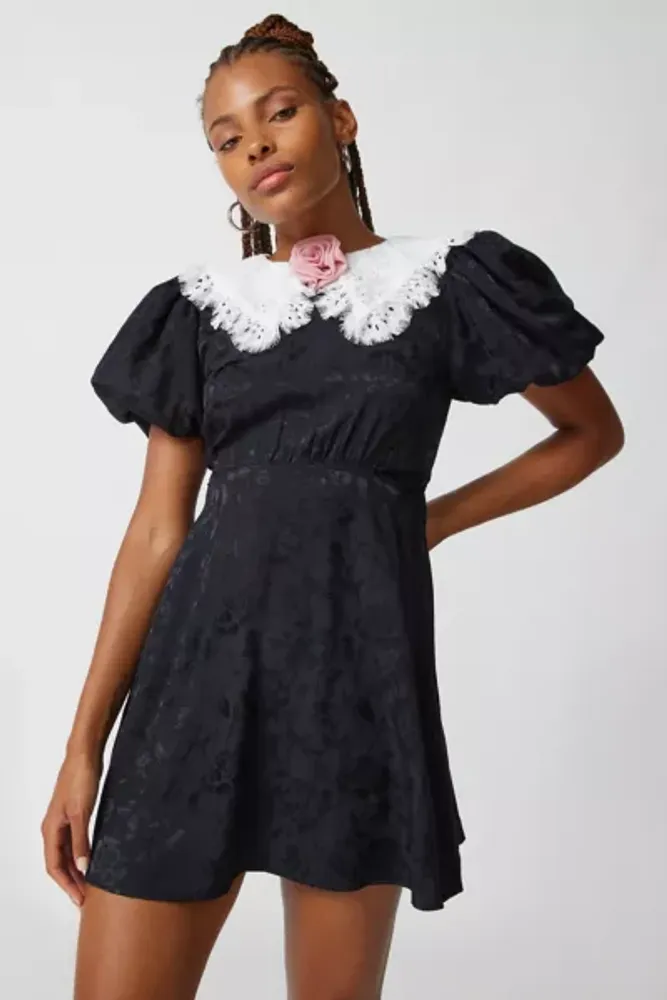 Urban Outfitters For Love & Lemons Yasmin Collared Floral Mini