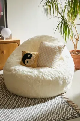 Inflatable Faux Fur Chair