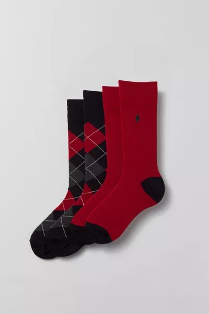 Polo Ralph Lauren Argyle Crew Sock 2-Pack