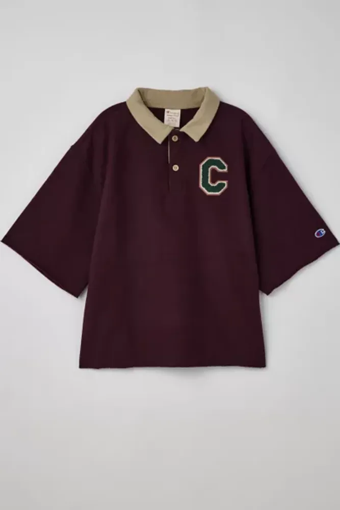 Urban Outfitters Champion UO Exclusive Collegiate Reverse Weave Polo Shirt