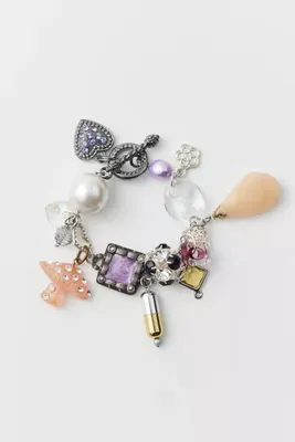 Different Bugs Chunky Charm Bracelet