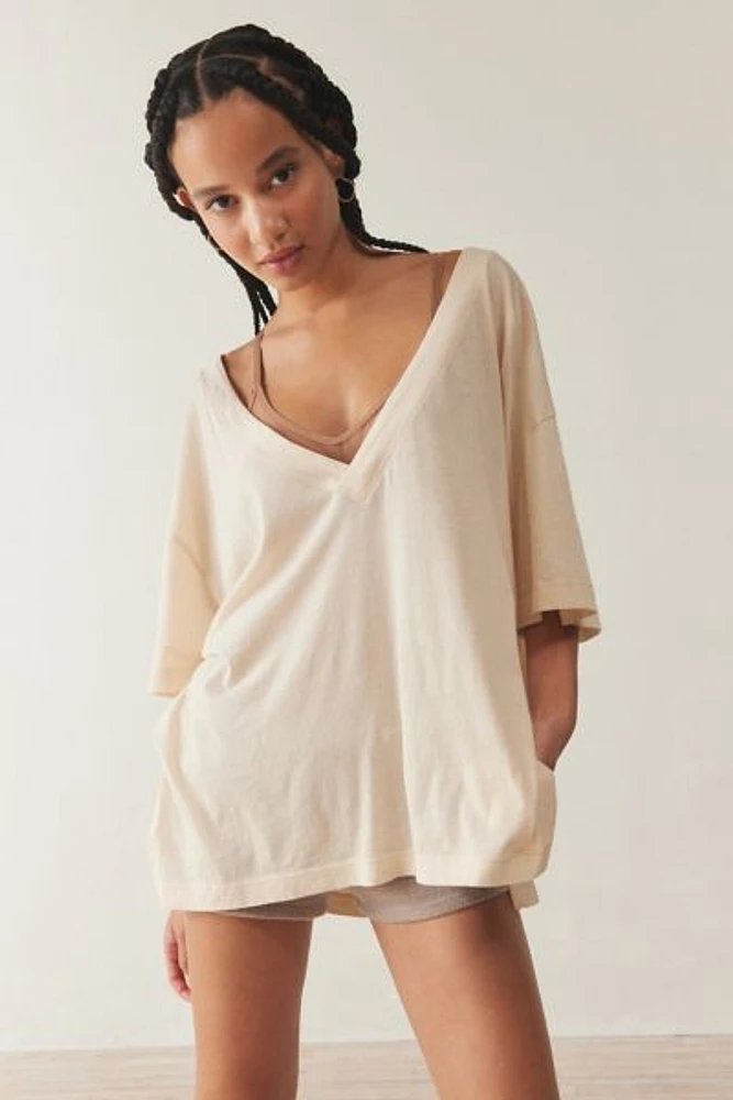 Out From Under Jamie Slouchy V-Neck Tee