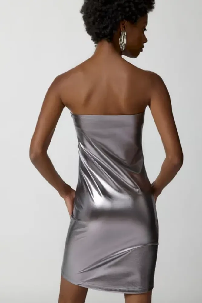 Hosbjerg Lume Gilroy Metallic Mini Dress
