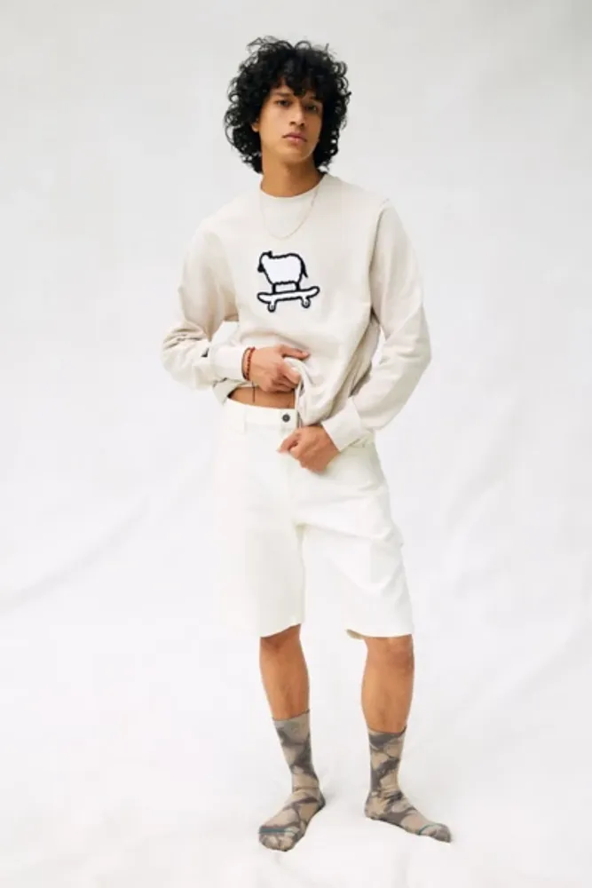Peau De Loup X Skate Like A Girl UO Exclusive Logo Crew Neck Sweatshirt