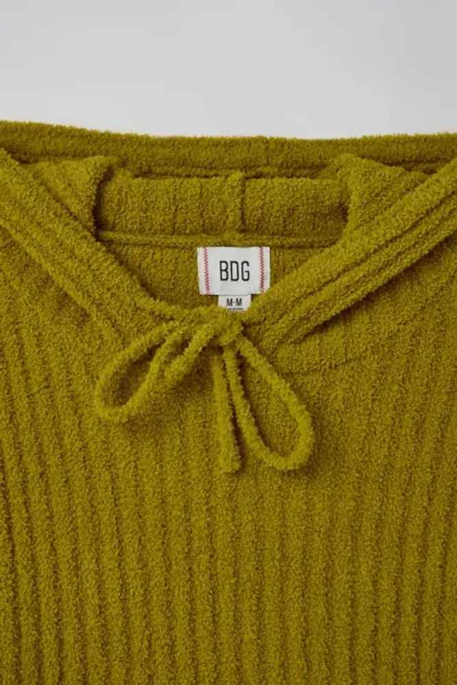 BDG Waterloo Ribbed Hoodie Sweater