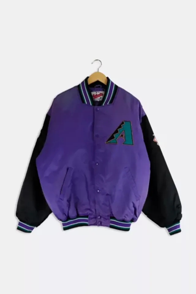 Satin Starter Exclusive Arizona Diamondbacks Purple Jacket