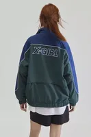 X-girl Contrast Piping Windbreaker Jacket